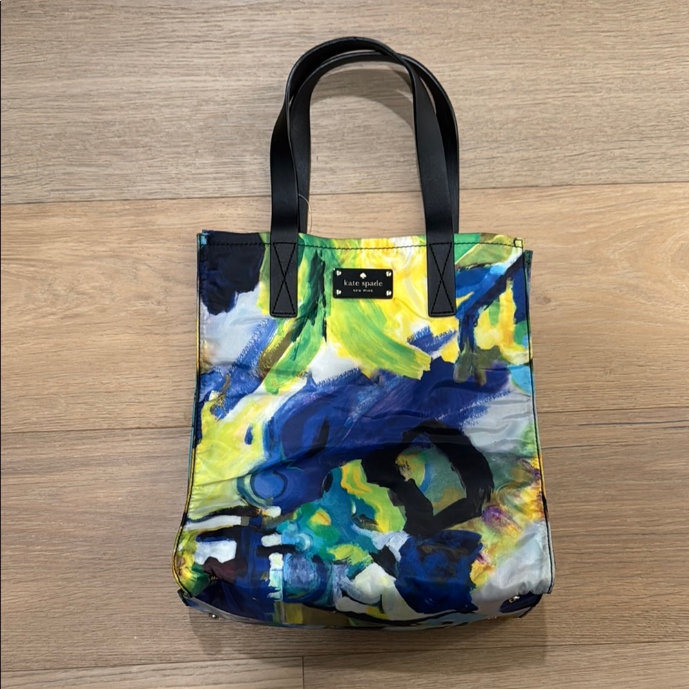 Kate Spade Blue and Black Tote Bag
